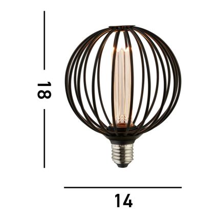 Searchlight - LED Stmívatelná dekorační žárovka GLOBE E27/4,5W/230V 2700K