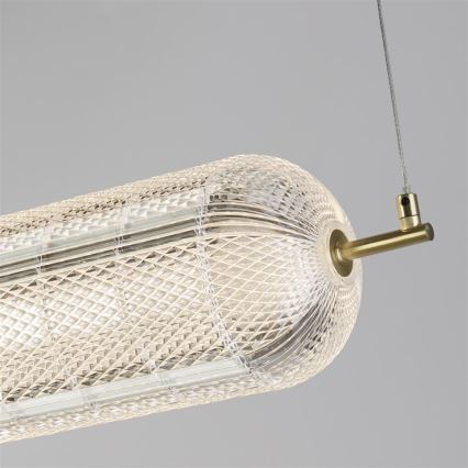 Searchlight - LED Lustr na lanku CAPSULE LED/42,5W/230V