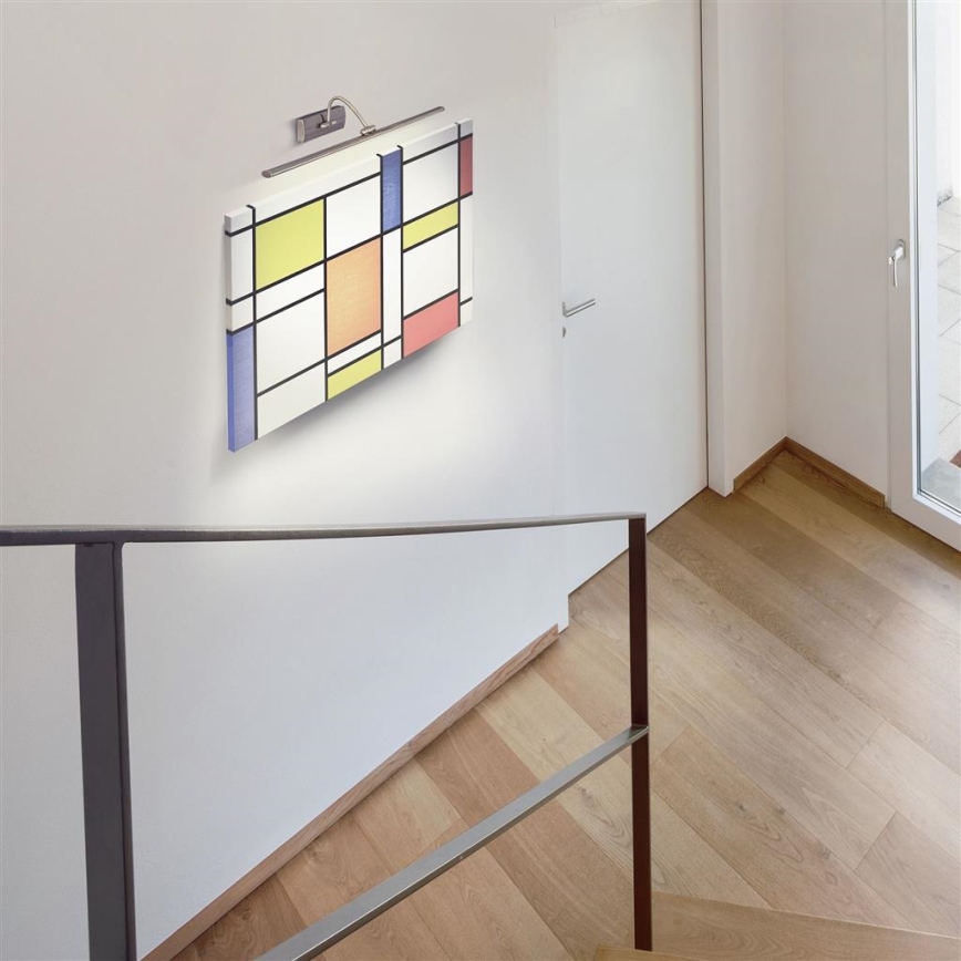 Searchlight - LED Obrazové svítidlo LED/3W/230V matný chrom