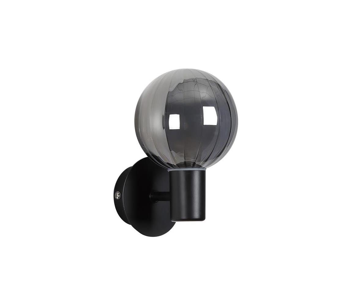 Searchlight 30506BK - Nástěnné svítidlo LUMINSPHERE 1xG9/7W/230V černá 30506BK Kouřová,Černá