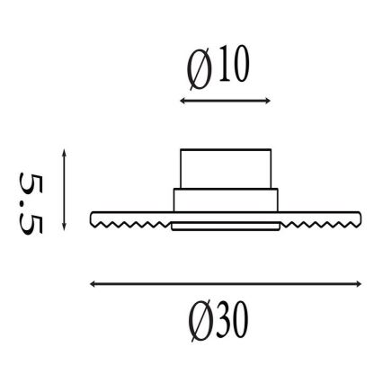 Searchlight - LED Stmívatelné nástěnné svítidlo CLEO LED/9,4W/230V černá