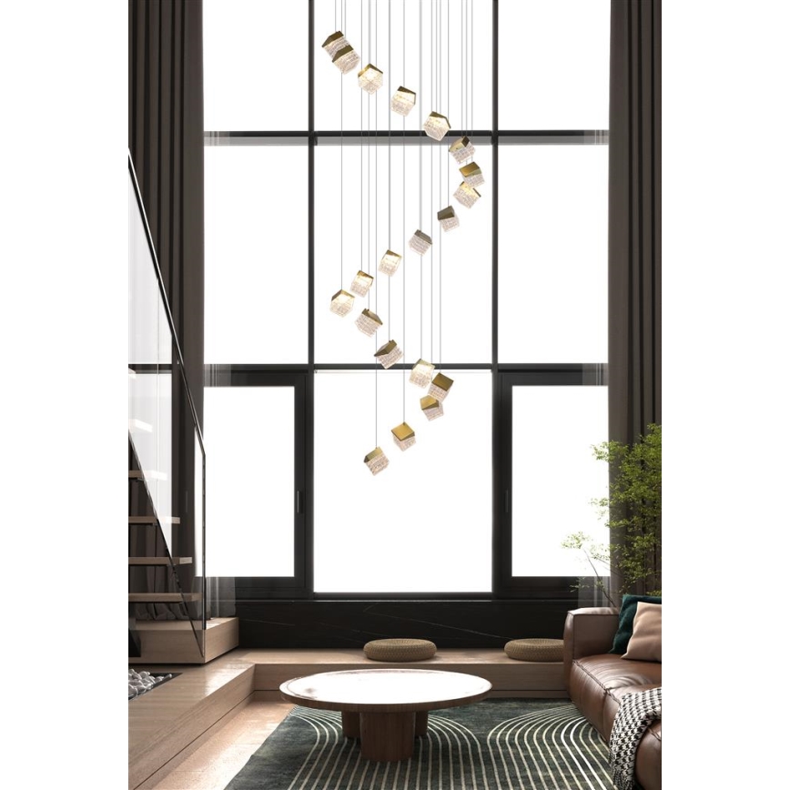 Searchlight - LED Stmívatelné stropní svítidlo CUBOID LED/10,25W/230V 3000K