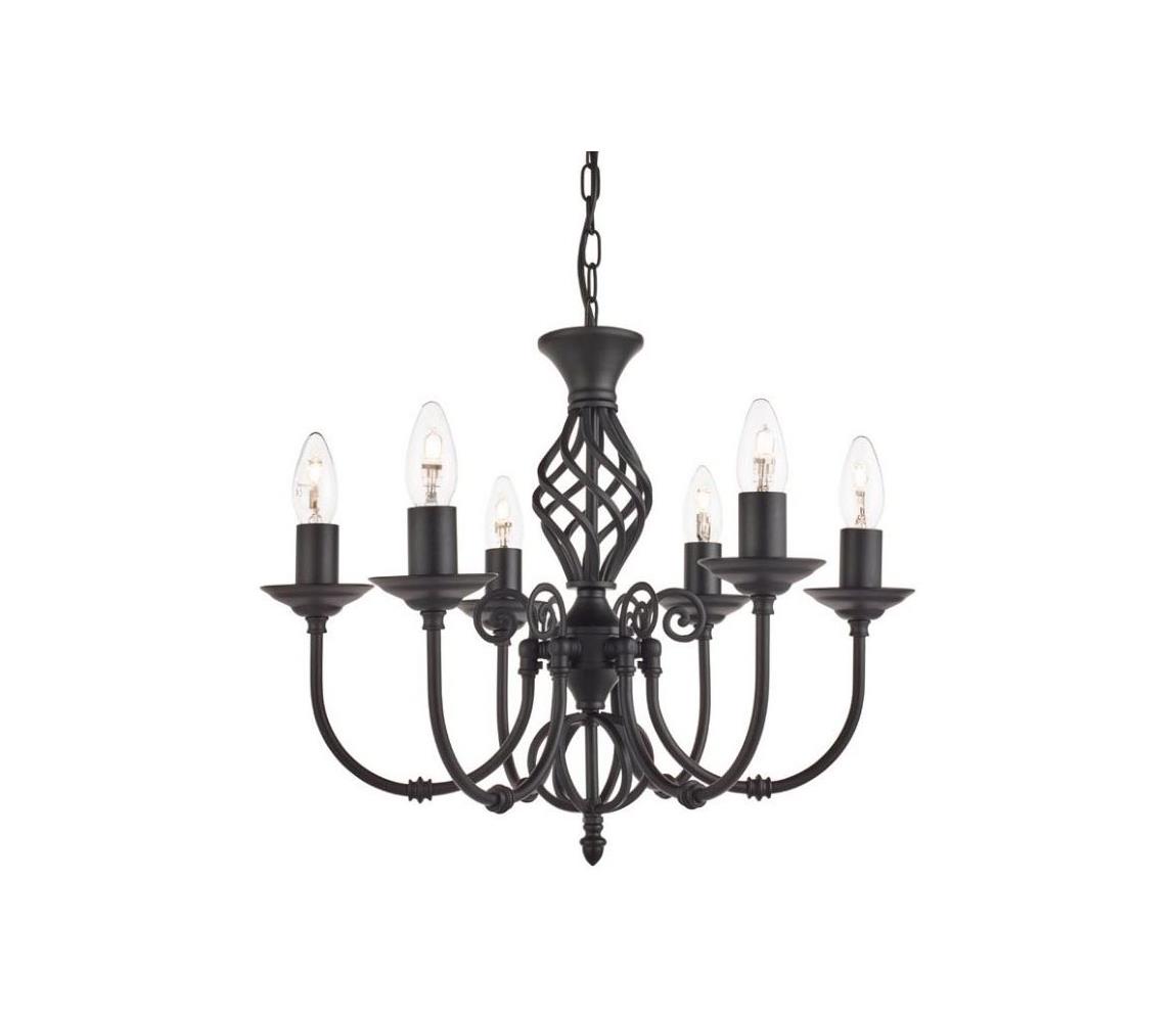 Searchlight Searchlight 3379-6 - Lustr na řetězu ZANZIBAR 6xE14/40W/230V SR0042