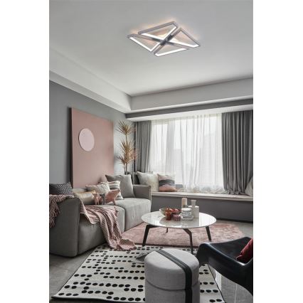 Searchlight - LED Stmívatelné stropní svítidlo QUATRO LED/29W/230V 40x40 cm