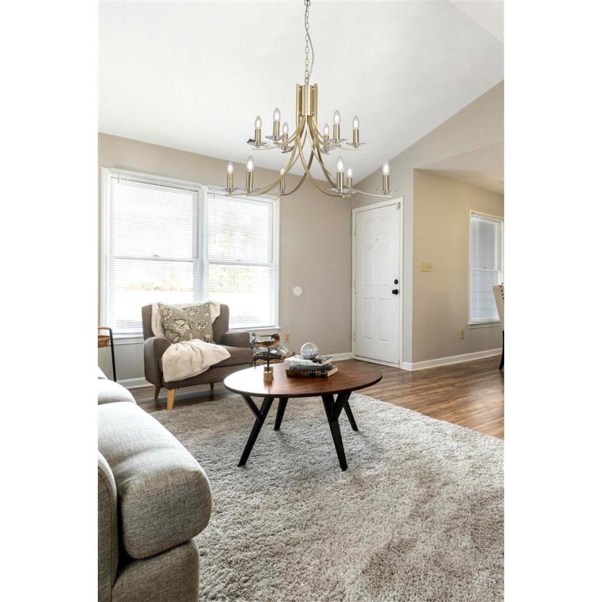 Searchlight - Lustr na řetězu ASCONA 12xE14/60W/230V