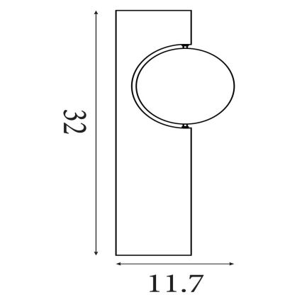 Searchlight - Stropní svítidlo RADIANCE 3xE27/60W/230V pr. 37,5 cm černá