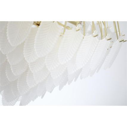 Searchlight - Lustr na řetězu FEATHER 10xE14/60W/230V