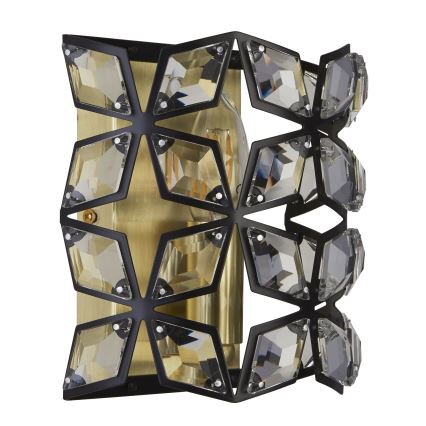 Searchlight - Nástěnné svítidlo IRIS 1xE14/60W/230V mosaz