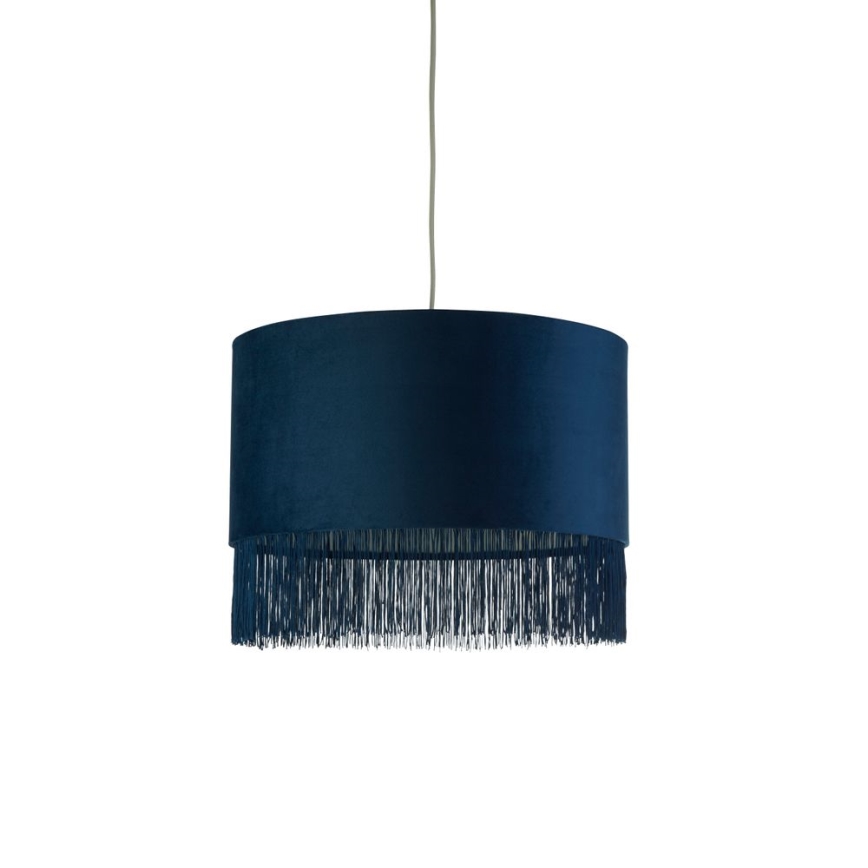 Searchlight - Lustr na lanku PENDA 1xE27/10W/230V modrá