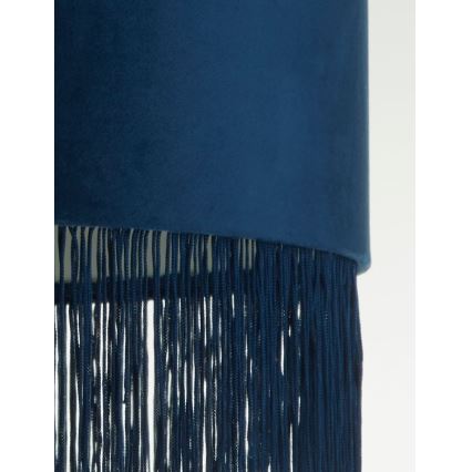 Searchlight - Lustr na lanku PENDA 1xE27/10W/230V modrá