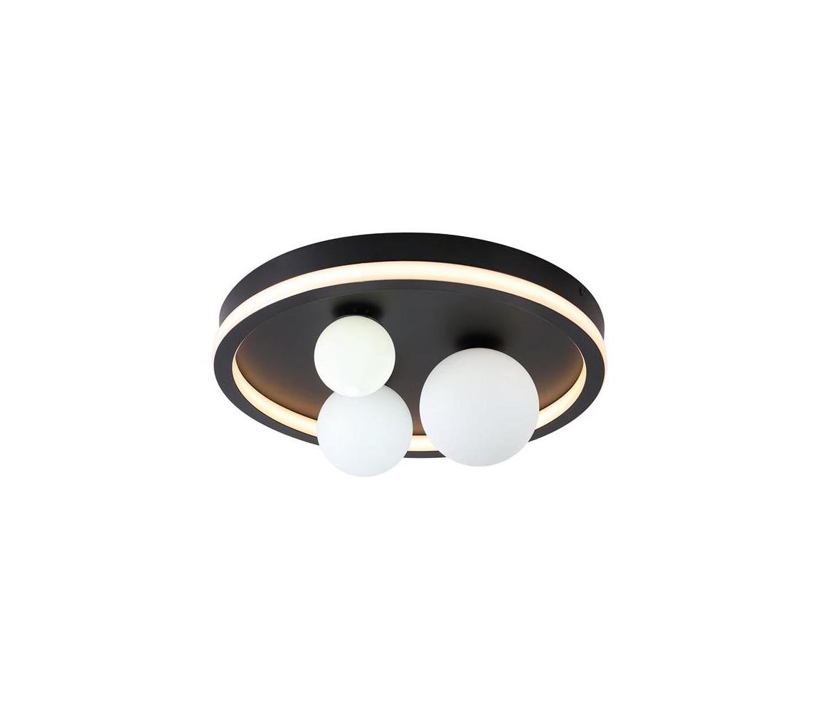 Searchlight 73380BK - LED Stropní svítidlo TRIDENT LED/20W/230V pr. 40 cm 73380BK Černá