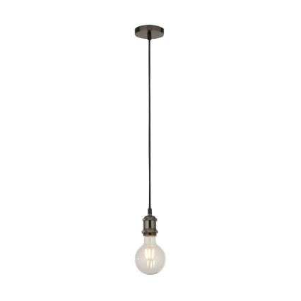 Searchlight - Lustr na lanku SUSPENSION 1xE27/60W/230V antracit