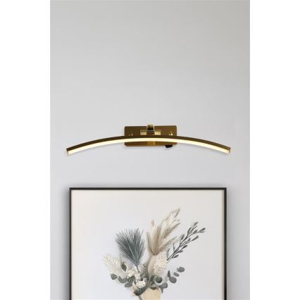 Searchlight - LED Obrazové svítidlo SANTORINI LED/11,03W/230V mosaz