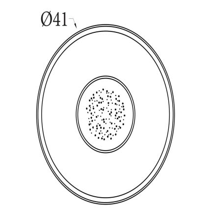 Searchlight - LED Stmívatelné stropní svítidlo LUMADISC LED/20W/230V pr. 41 cm