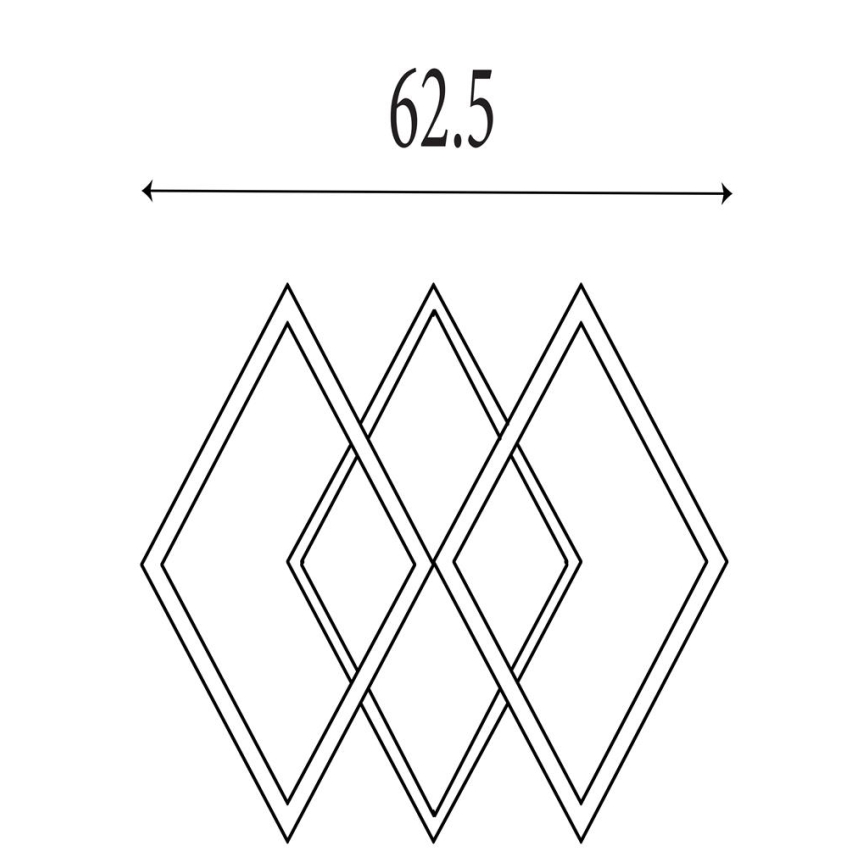 Searchlight - LED Stmívatelné stropní svítidlo FENCE LED/25W/230V