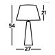Searchlight - Stolní lampa MALDON 1xE27/60W/230V