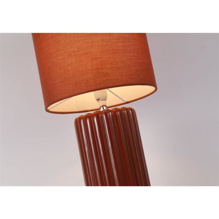 Searchlight - Stolní lampa GROOVE 1xE14/60W/230V burgundy