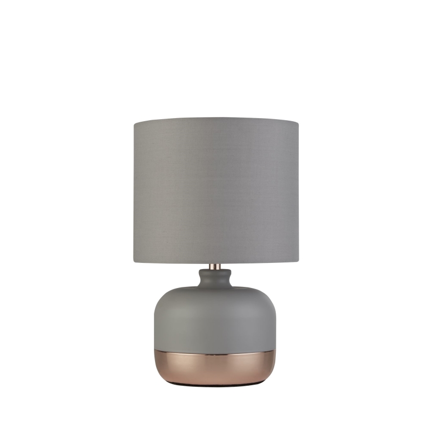 Searchlight - Stolní lampa 1xE14/7W/230V šedá