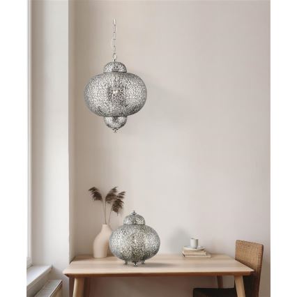 Searchlight - Stolní lampa FRETWORK 1xE14/40W/230V