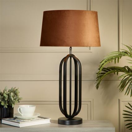 Searchlight - Stolní lampa CHIC 1xE27/60W/230V oranžová