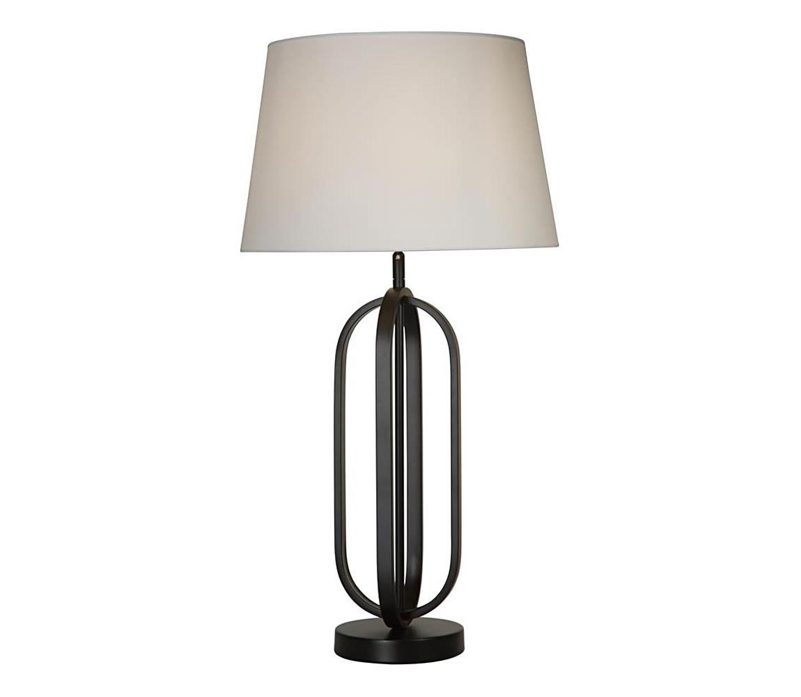 Searchlight EU91101WH - Stolní lampa CHIC 1xE27/60W/230V bílá EU91101WH Bílá,Černá
