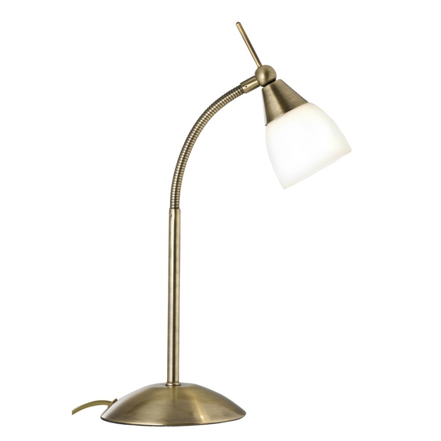 Searchlight - Stmívatelná dotyková stolní lampa TOUCHE 1xG9/20W/230V mosaz