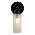 Searchlight - Koupelnové nástěnné svítidlo IMPERIAL 1xG9/7W/230V IP44 černá