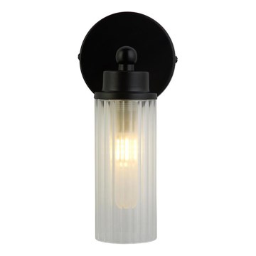 Searchlight - Koupelnové nástěnné svítidlo IMPERIAL 1xG9/7W/230V IP44 černá