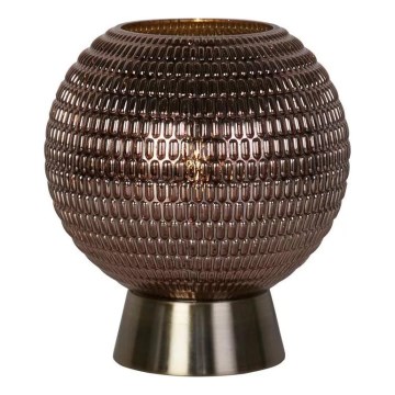 Searchlight - LED Stolní lampa MILA LED/0,6W/3xAAA hnědá