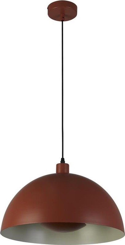 Searchlight - Lustr na lanku MARS 1xE27/60W/230V pr. 25 cm cihlová
