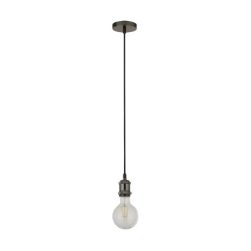 Searchlight - Lustr na lanku SUSPENSION 1xE27/60W/230V antracit