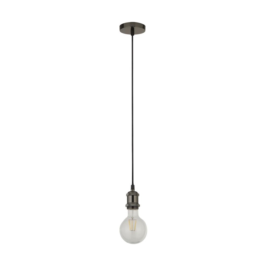 Searchlight - Lustr na lanku SUSPENSION 1xE27/60W/230V antracit