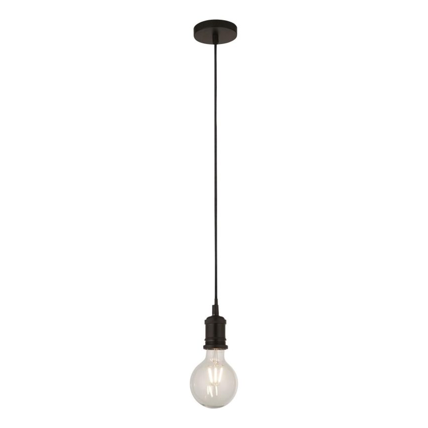 Searchlight - Lustr na lanku SUSPENSION 1xE27/60W/230V černá