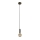 Searchlight - Lustr na lanku SUSPENSION 1xE27/60W/230V mosaz