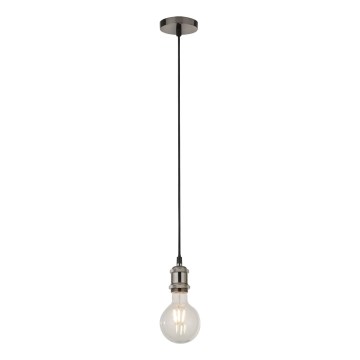 Searchlight - Lustr na lanku SUSPENSION 1xE27/60W/230V stříbrná
