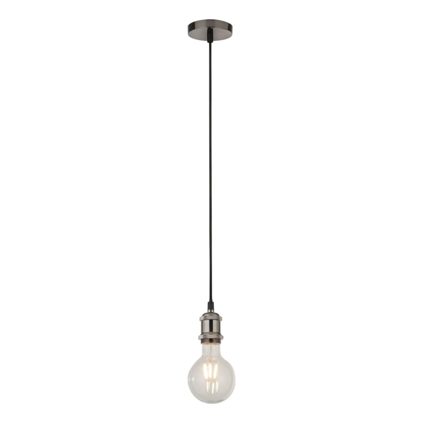 Searchlight - Lustr na lanku SUSPENSION 1xE27/60W/230V stříbrná