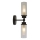 Searchlight - Nástěnné svítidlo IMPERIAL 2xG9/33W/230V černá