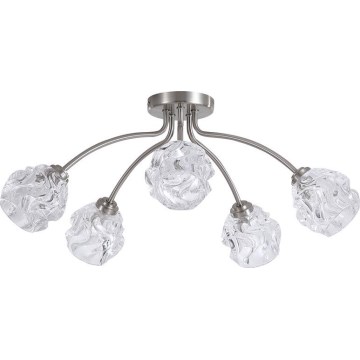 Searchlight - Přisazený lustr ASTRAL 5xG9/33W/230V matný chrom