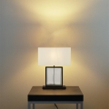 Searchlight - Stolní lampa CLARENDON 1xE27/60W/230V černá