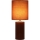 Searchlight - Stolní lampa GROOVE 1xE14/60W/230V burgundy