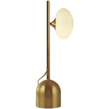 Searchlight - Stolní lampa PEBBLE 1xG9/7W/230V zlatá