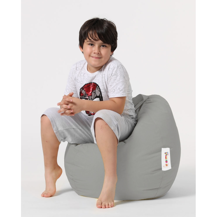 Sedací vak 60x60 cm světle šedá