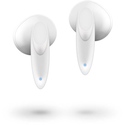 Sencor - Bezdrátová sluchátka 230 mAh + 2x 25 mAh IPX4 bílá