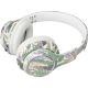 Sencor - Bezdrátová sluchátka s mikrofonem 3,7V/400 mAh zelená/bílá