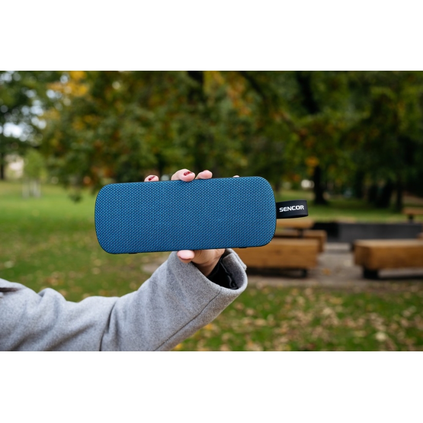 Sencor - Bezdrátový reproduktor 10W 2000 mAh IPX7 modrá