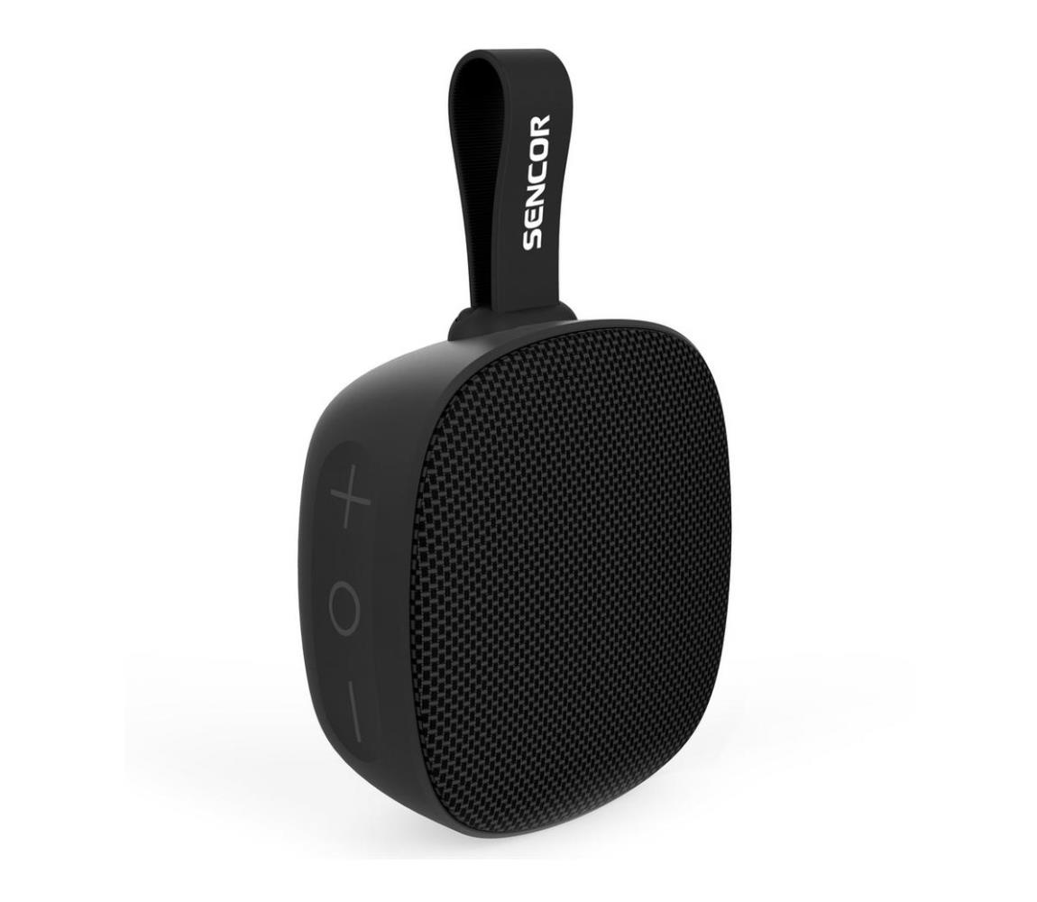 Sencor Sencor - Bezdrátový reproduktor 5W 1200 mAh IPX7 černá FT0388
