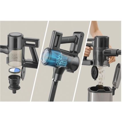 Sencor - Bezdrátový tyčový vysavač 2v1 200W/2600 mAh černá