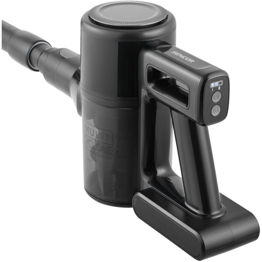 Sencor - Bezdrátový tyčový vysavač 2v1 200W/2600 mAh černá