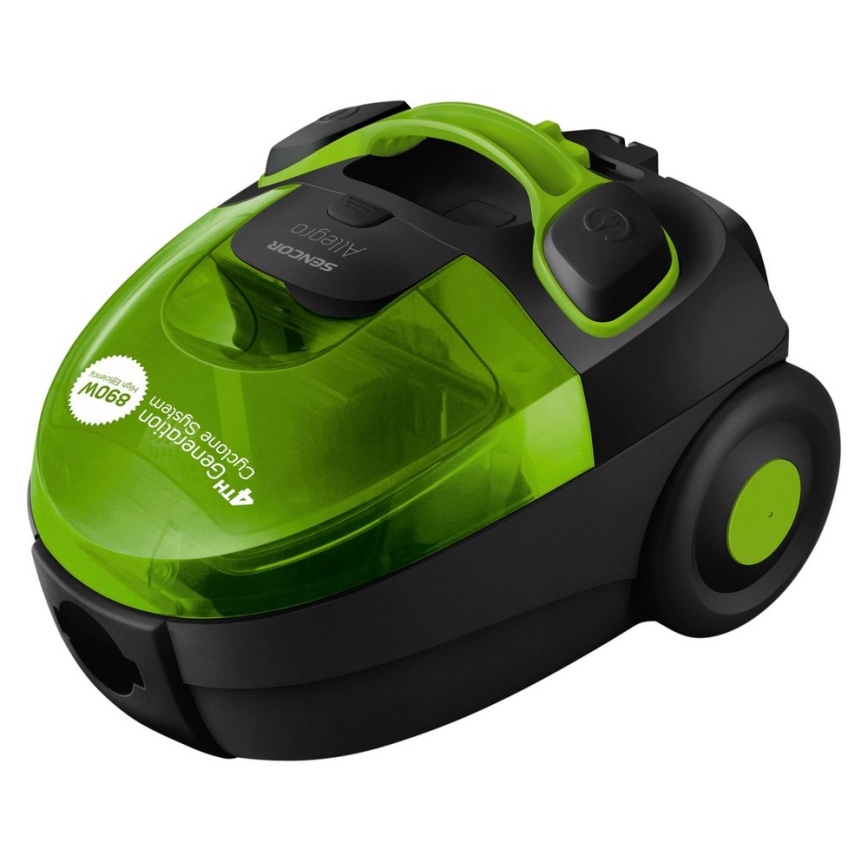 Sencor - Bezsáčkový vysavač 1,5 l 890W/230V zelená/černá