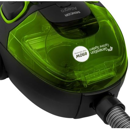 Sencor - Bezsáčkový vysavač 1,5 l 890W/230V zelená/černá
